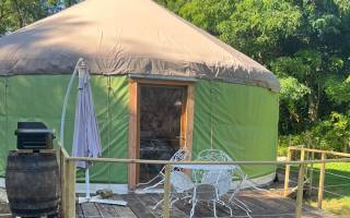 la vie en yourte contemporaine en Alsace