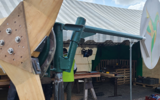 Fabrication d'une éolienne 