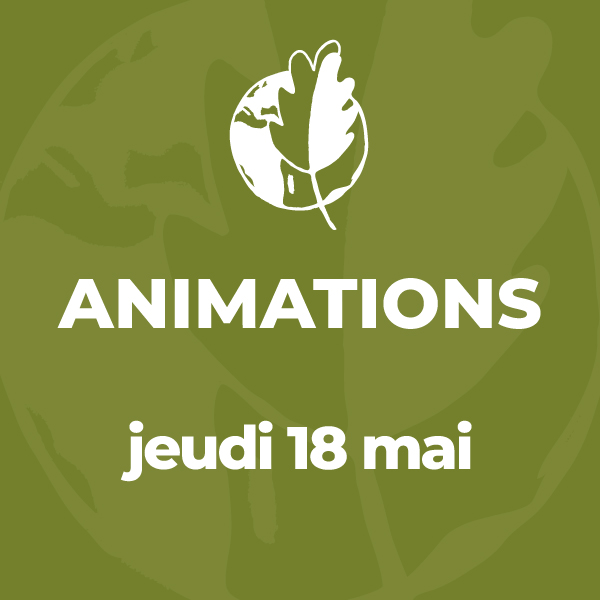 Animations du jeudi 18 mai 2023